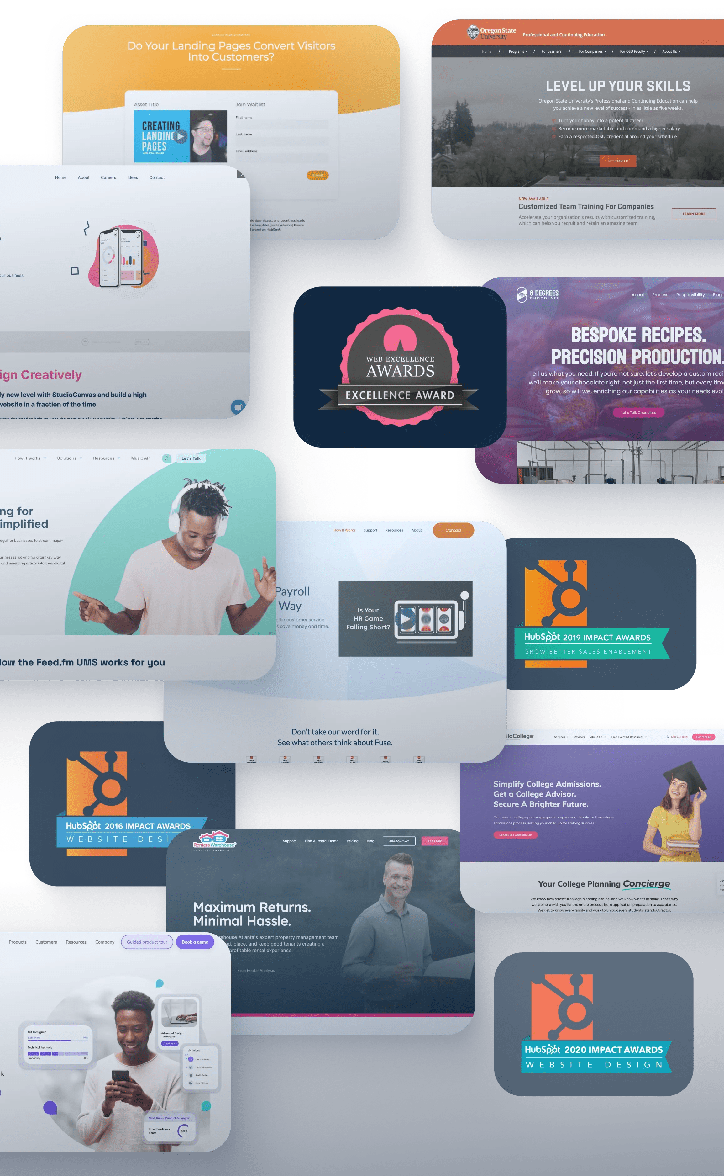 Studio Launchpad Theme By Web Canopy Studio - Premium Nature Texture Gallery - Full HD